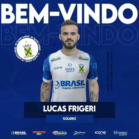 FECHADO - Quatro reforços foram anunciados pelo Santo André: o goleiro Lucas Frigeri, ex-Novorizontino, e os zagueiros Matheus  Mancini, ex-Vila Nova, Edinei, ex-Tombense, e Rodolfo Filemon, ex-Novorizontino.