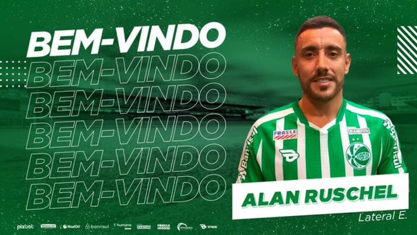 FECHADO - O Juventude anunciou a contratação do lateral-esquerdo Alan Ruschel, de 33 anos com passagens recentes por Cruzeiro, América-MG e Londrina. 
