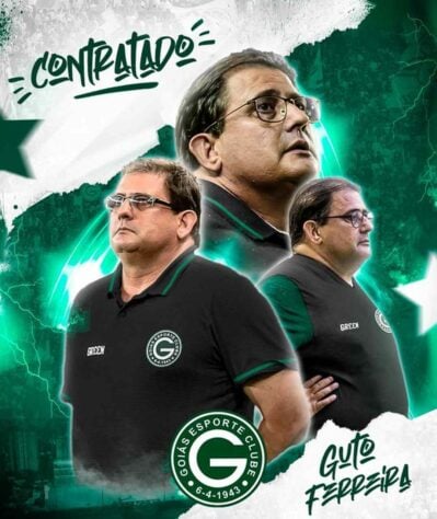 FECHADO - O Goiás anunciou o treinador Guto Ferreira como novo treinador. Guto comandou o Coritiba no final da última temporada e ajudou o Coxa a evitar o rebaixamento.