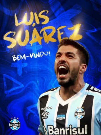 FECHADO - O Grêmio anunciou na tarde deste sábado a contratação de Luis Suárez. O atacante possui 35 anos e chega como uma das principais contratações da história do clube. O jogador atuava no Nacional, do Uruguai.