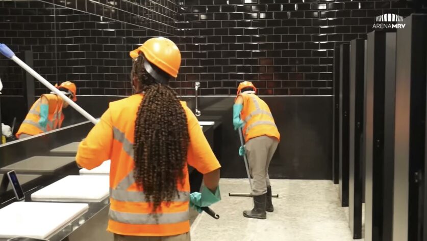 GALERIA: veja como estão as obras da Arena MRV, novo estádio do Atlético Mineiro.