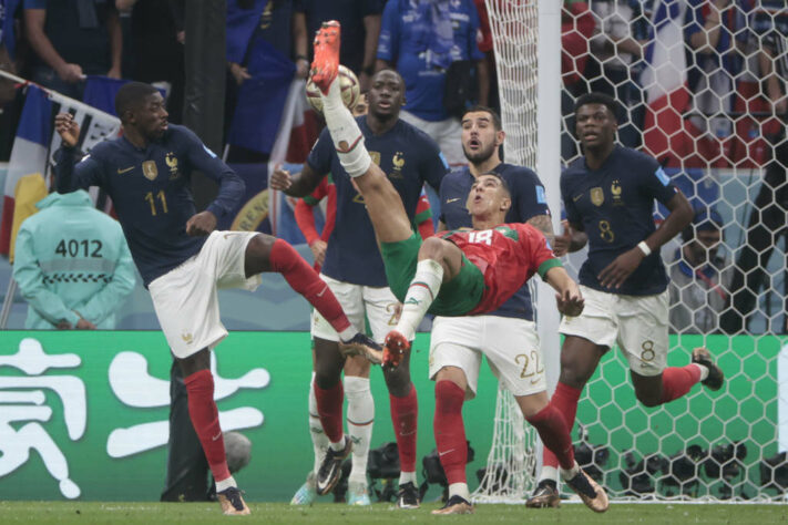 14º - França 2 x 0 Marrocos - Estádio Al Bayt - 68.294 pagantes.