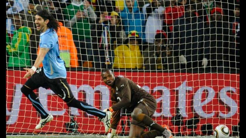 BOTAFOGO - Loco Abreu (Uruguai) - Copa do Mundo 2010 - Uruguai 2 x 3 Alemanha - Decisão pelo terceiro lugar