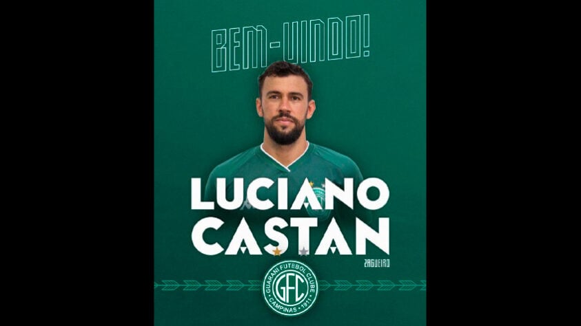 FECHADO - O zagueiro Luciano Castan é o mais novo jogador do Guarani. O defensor atuou pelo Coritiba nas duas última temporadas e é o 10º reforço do Bugre para a temporada.