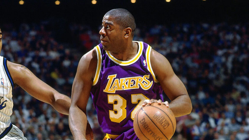 7º - Magic Johnson - Total de assistências na NBA: 10.141 assistências