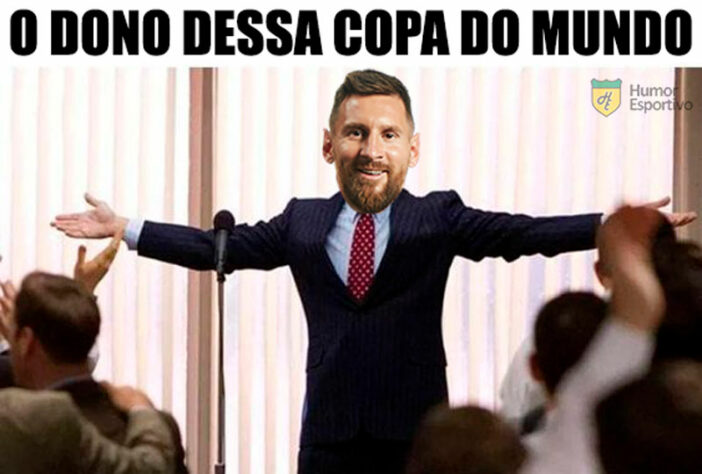 Redes sociais enaltecem Messi e fazem memes com vitória da Argentina sobre a Croácia pelas semifinais da Copa do Mundo.