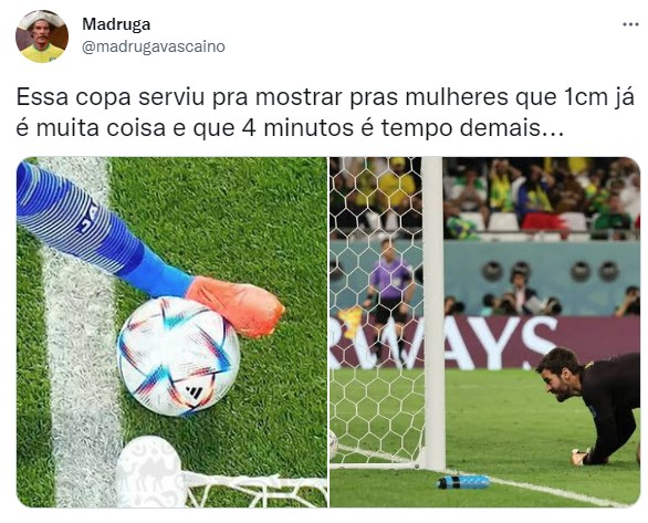 Em memes, torcedores brasileiros mostram frustração por não ter Brasil x Argentina pelas semifinais da Copa do Mundo.