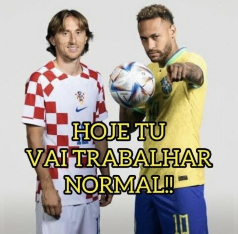 Em memes, torcedores brasileiros mostram frustração por não ter Brasil x Argentina pelas semifinais da Copa do Mundo.