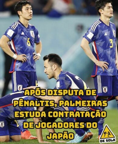 Copa do Mundo: os melhores memes da classificação da Croácia, nos pênaltis, sobre o Japão.