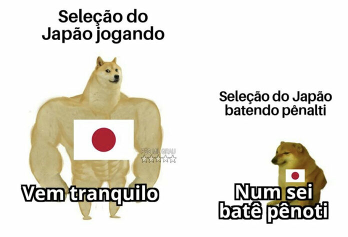 Copa do Mundo: os melhores memes da classificação da Croácia, nos pênaltis, sobre o Japão.