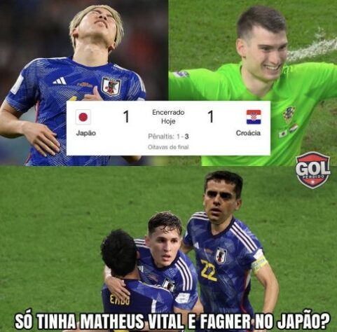 Copa do Mundo: os melhores memes da classificação da Croácia, nos pênaltis, sobre o Japão.