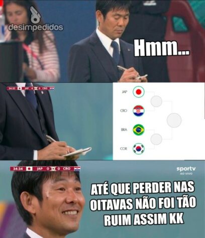 Copa do Mundo: os melhores memes da classificação da Croácia, nos pênaltis, sobre o Japão.