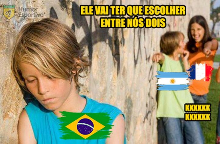 Após derrota de Marrocos, memes brincam com final da Copa do Mundo entre França e Argentina.