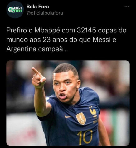 Após derrota de Marrocos, memes brincam com final da Copa do Mundo entre França e Argentina.