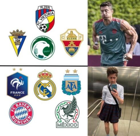 Os melhores memes da classificação da França às quartas de final da Copa do Mundo após vitória sobre a Polônia de Robert Lewandowski.