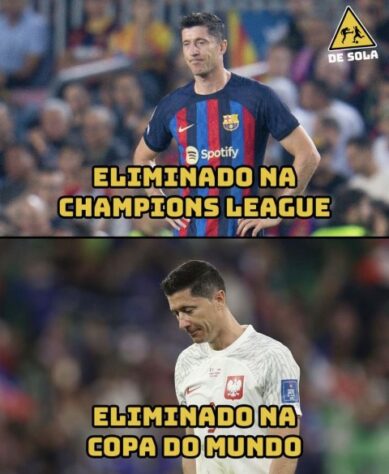 Os melhores memes da classificação da França às quartas de final da Copa do Mundo após vitória sobre a Polônia de Robert Lewandowski.