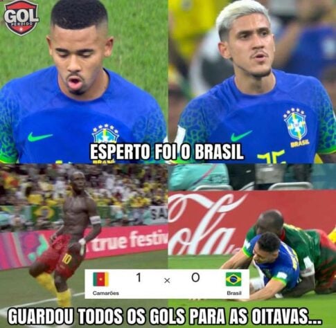 Copa do Mundo: os melhores memes da derrota do Brasil para Camarões.