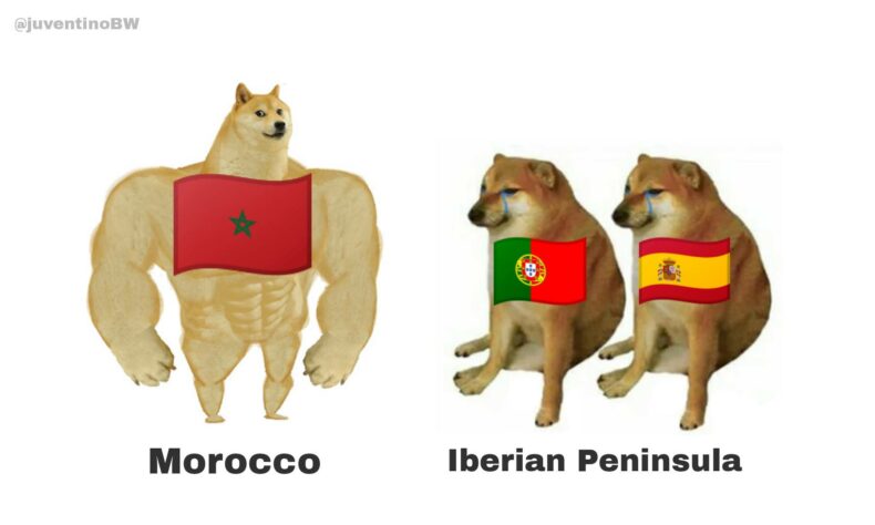 Os melhores memes da classificação de Marrocos para semifinal e o adeus de Portugal da Copa do Mundo.