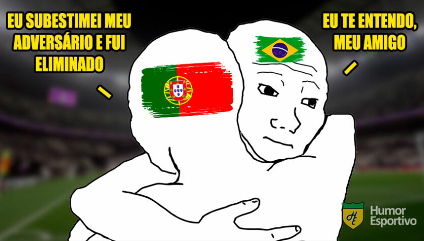 Os melhores memes da classificação de Marrocos para semifinal e o adeus de Portugal da Copa do Mundo.