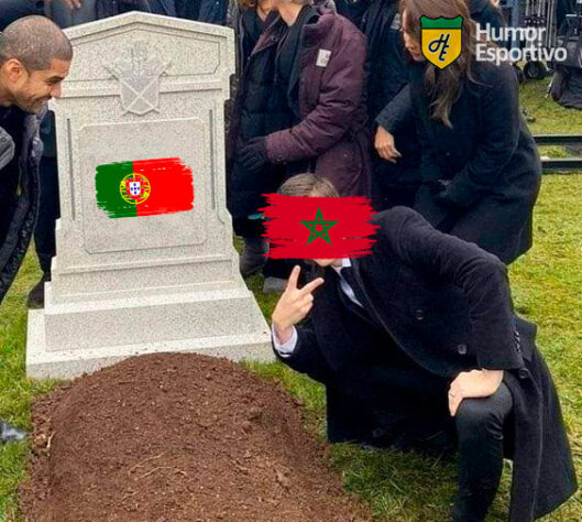 Os melhores memes da classificação de Marrocos para semifinal e o adeus de Portugal da Copa do Mundo.