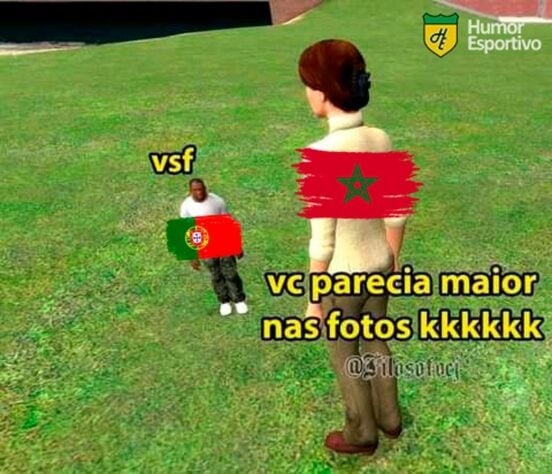 Os melhores memes da classificação de Marrocos para semifinal e o adeus de Portugal da Copa do Mundo.
