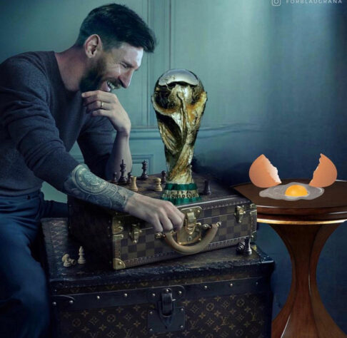 Lionel Messi supera foto mais curtida da história do Instagram e novo recorde rende memes nas redes sociais.