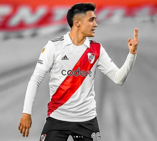 Pablo Solari - 21 anos - Posição: ponta-direita - Clube: River Plate - Vigor do contrato: 31/12/2026 - Valor de mercado: 6,5 milhões de euros (aproximadamente R$ 35 milhões)