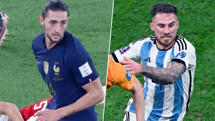 Adrien Rabiot (França) x Alexis Mac Allister (Argentina)