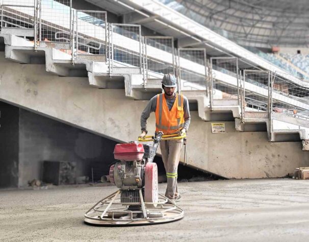 GALERIA: veja como estão as obras da Arena MRV, novo estádio do Atlético Mineiro.