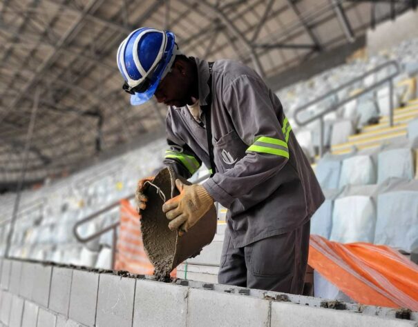 GALERIA: veja como estão as obras da Arena MRV, novo estádio do Atlético Mineiro.