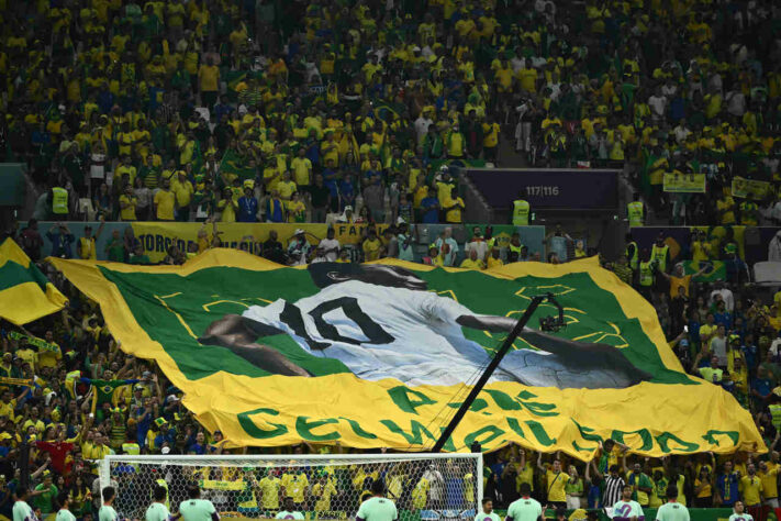 Torcida brasileira, como sempre, presente na partida.