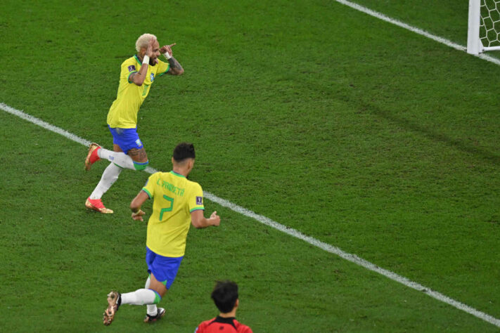 Comemoração de Neymar.