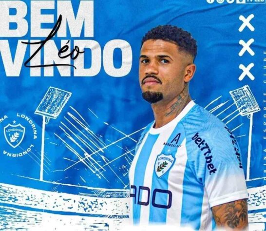 FECHADO - O lateral-direito Léo, que teve passagens por Athletico, Flamengo, Internacional e Fluminense, foi anunciado como novo reforço do Londrina. Ele tem 31 anos e estava no Botafogo-BA.