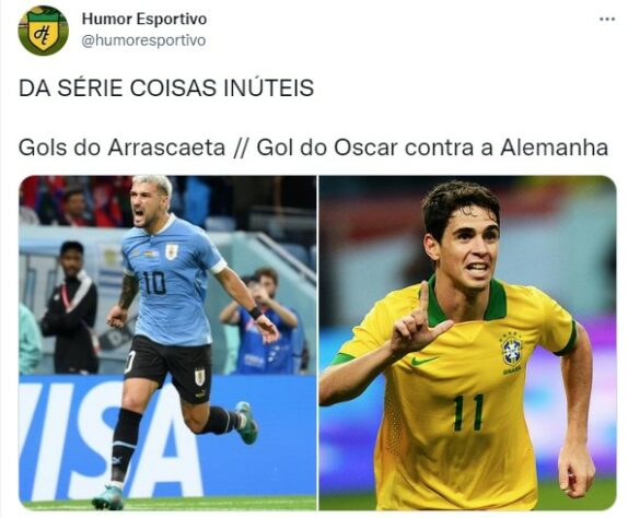 Os melhores memes da eliminação do Uruguai na fase de grupos da Copa do Mundo do Qatar.