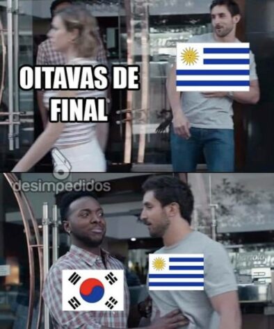 Os melhores memes da eliminação do Uruguai na fase de grupos da Copa do Mundo do Qatar.