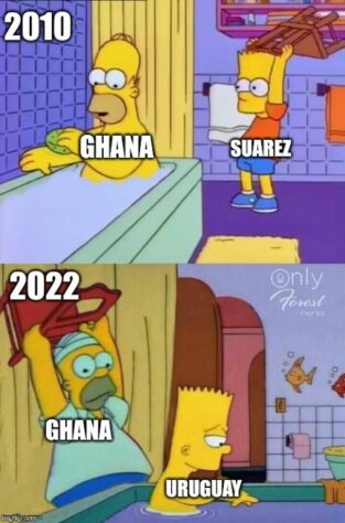 Os melhores memes da eliminação do Uruguai na fase de grupos da Copa do Mundo do Qatar.