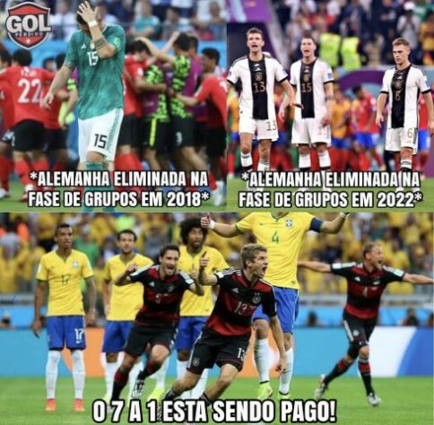 É a vingança do 7 a 1! Eliminação da Alemanha da Copa do Mundo rende enxurrada de memes nas redes sociais