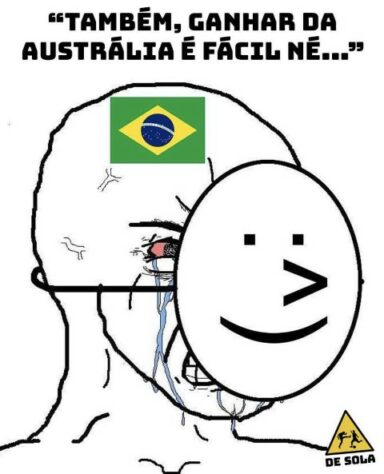 Os melhores memes da vitória da Argentina sobre a Austrália pelas oitavas de final da Copa do Mundo.