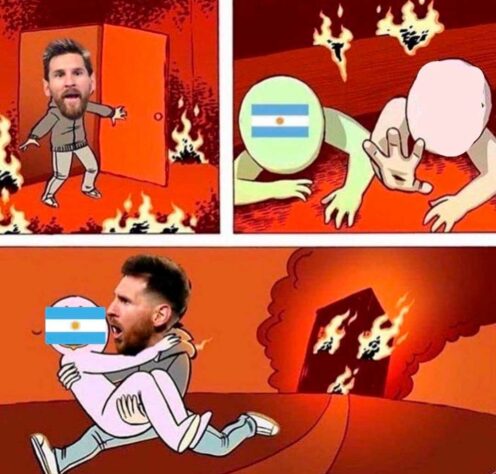 Os melhores memes da vitória da Argentina sobre a Austrália pelas oitavas de final da Copa do Mundo.