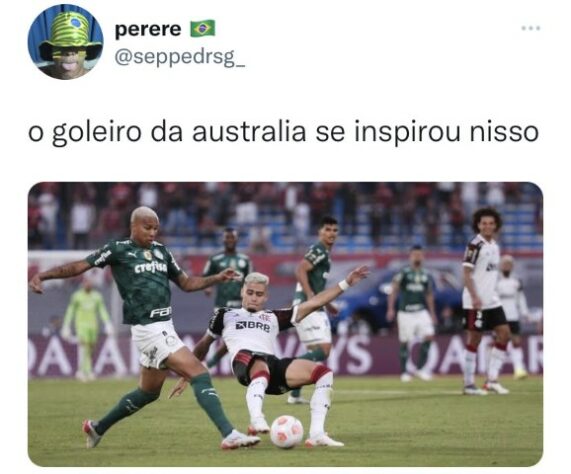 Os melhores memes da vitória da Argentina sobre a Austrália pelas oitavas de final da Copa do Mundo.