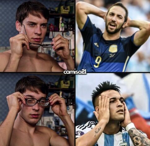 Os melhores memes da vitória da Argentina sobre a Austrália pelas oitavas de final da Copa do Mundo.