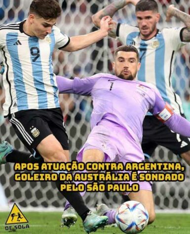 Os melhores memes da vitória da Argentina sobre a Austrália pelas oitavas de final da Copa do Mundo.