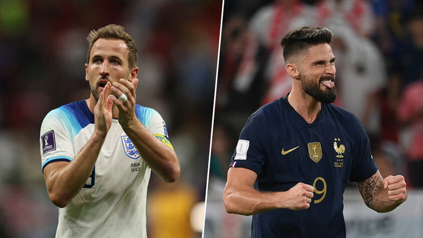 4º jogo das quartas de final da Copa do Mundo 2022: Inglaterra x França.