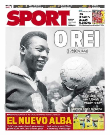 SPORT (ESPANHA): "O Rei"