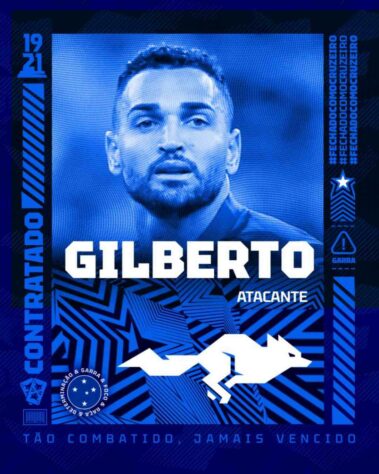 FECHADO - O atacante Gilberto é o 14º reforço do Cruzeiro para a temporada. O jogador acertou a rescisão do contrato com o Al Wasl e foi anunciado pelo Cabuloso. O seu vínculo será até o fim de 2024.