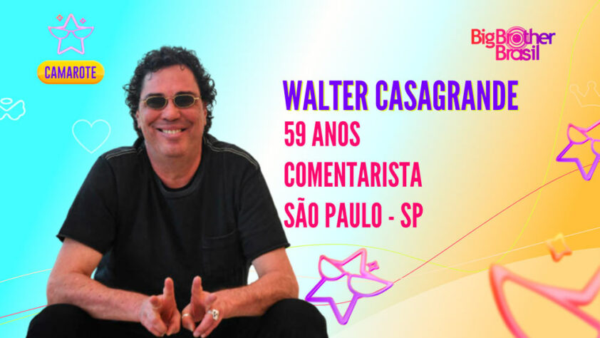 Nomes do futebol que gostaríamos de ver no BBB: Walter Casagrande