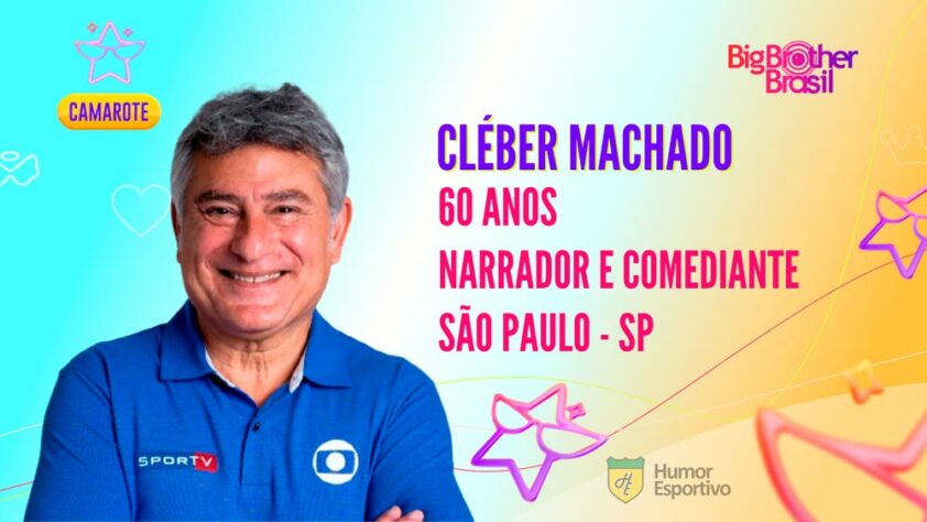 Nomes do futebol que gostaríamos de ver no BBB: Cléber Machado