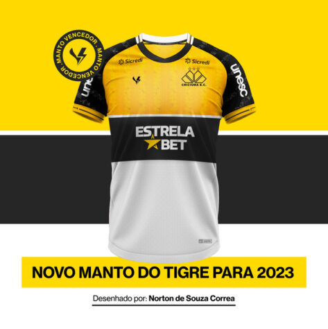 Criciúma - Camisa 1 - Fornecedora do material esportivo: Volt