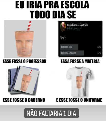 Bombou na web: duelo entre Emerson Shake e Emerson Jake rendeu enxurrada de memes nas redes sociais.