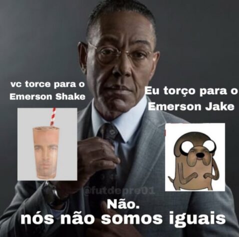 Bombou na web: duelo entre Emerson Shake e Emerson Jake rendeu enxurrada de memes nas redes sociais.